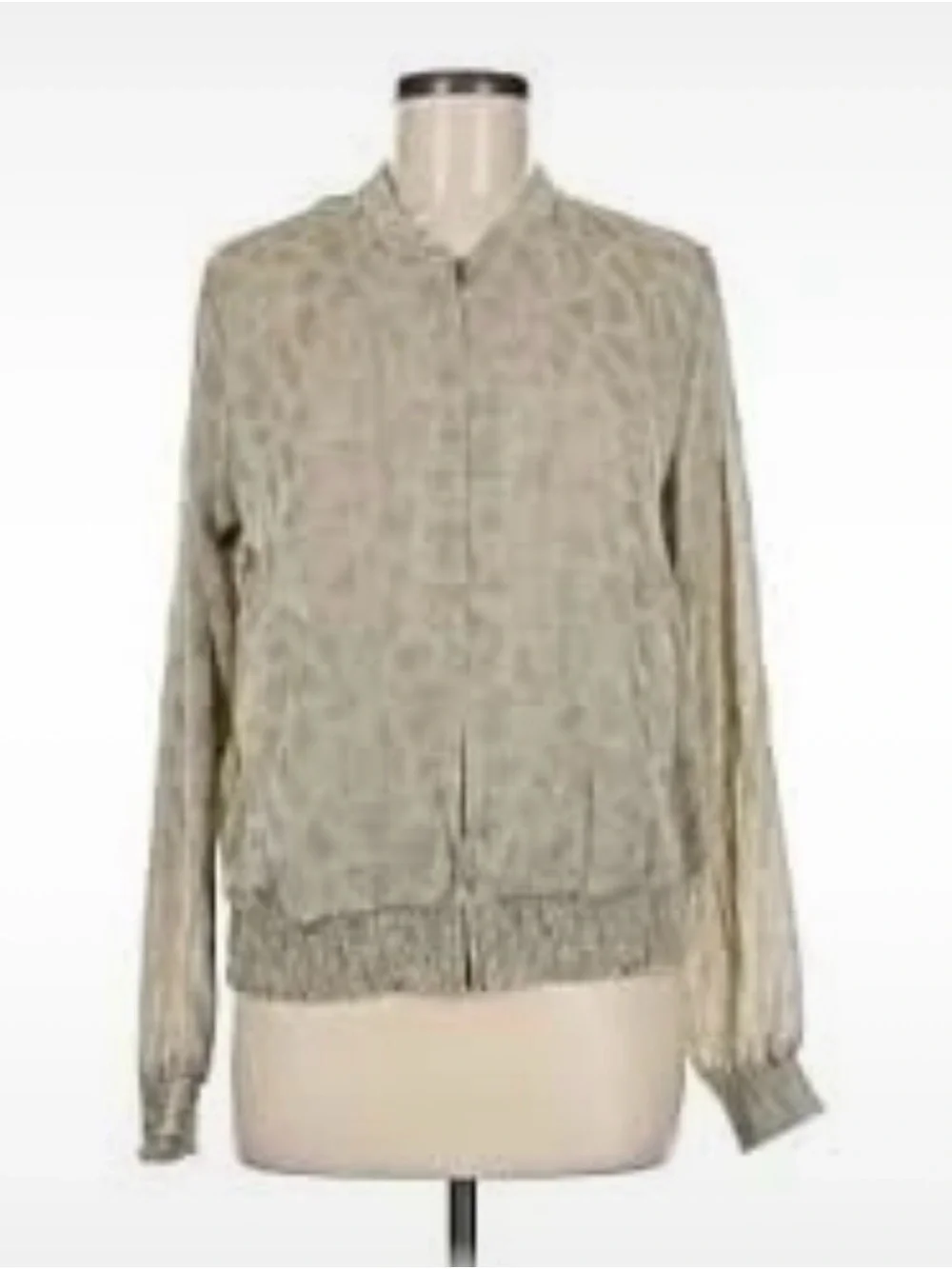 Mystree Light Gray Subtle Pattern Jacket - Picture 2 of 7